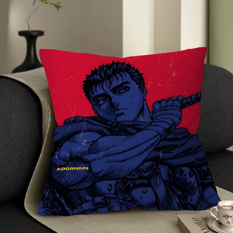 BerserkS Cushion Cover Pillowcase Upholstery Sofa Throw Pillow Home Decor Pillowcas