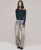Top Girl Water Washed Wide Denim Jeans_T316De400