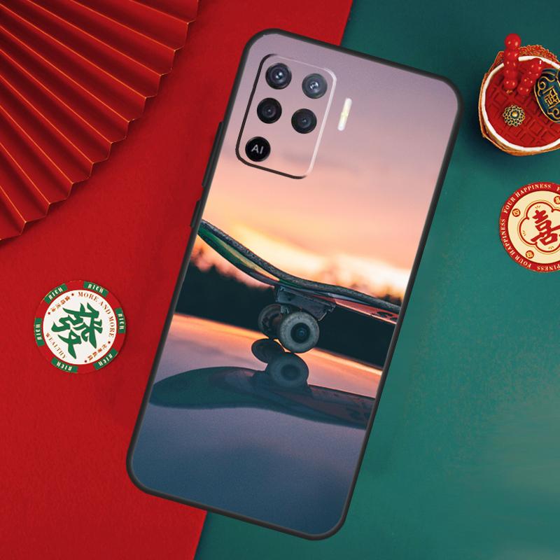 Cool Skate Case For Oppo A15 A17 A57 A6 A5 Pro A54 A74 A94 A16 A76 A96 A40 A60 A80 A18 A38 A58 A78 A98
