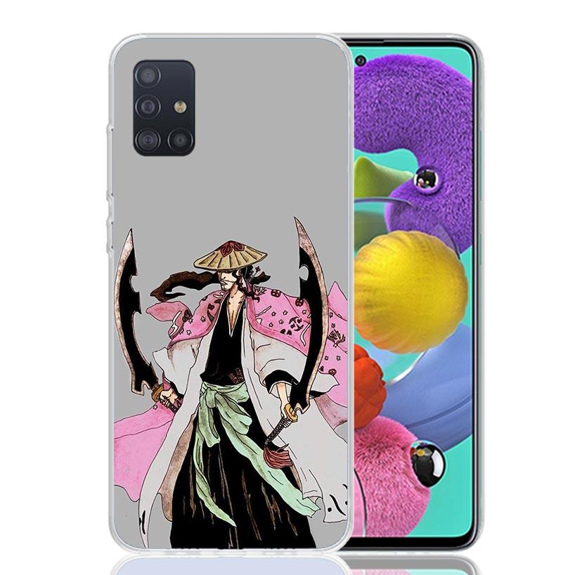 Bleach Kyoraku Shunsui Phone Case For Samsung Galaxy A52 A32 A22 A12 A02S A50S A30S A51 A31 AA71 Note 20 Ultra 10 S10 Plus Galax