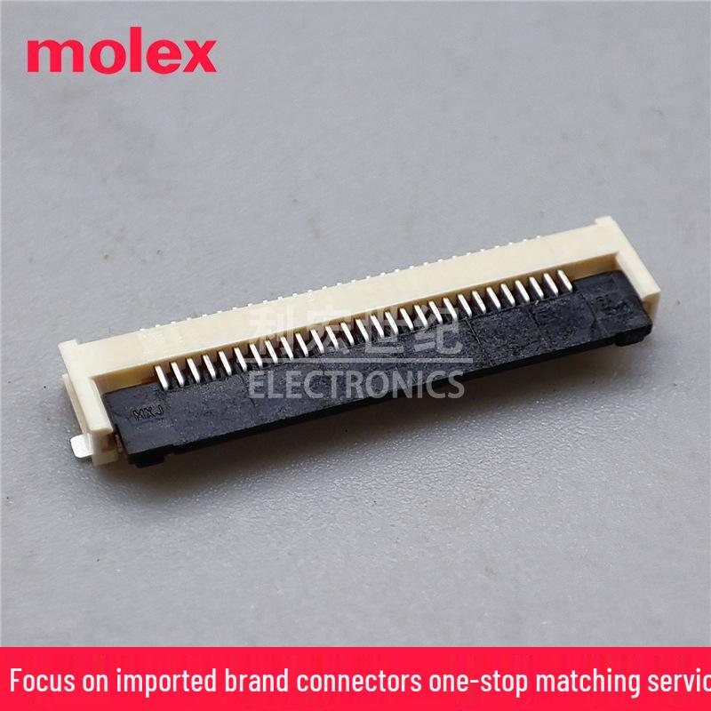 Molex Flip-up FFC/FPC Connector, 0.50mm Pitch, 28-Pin