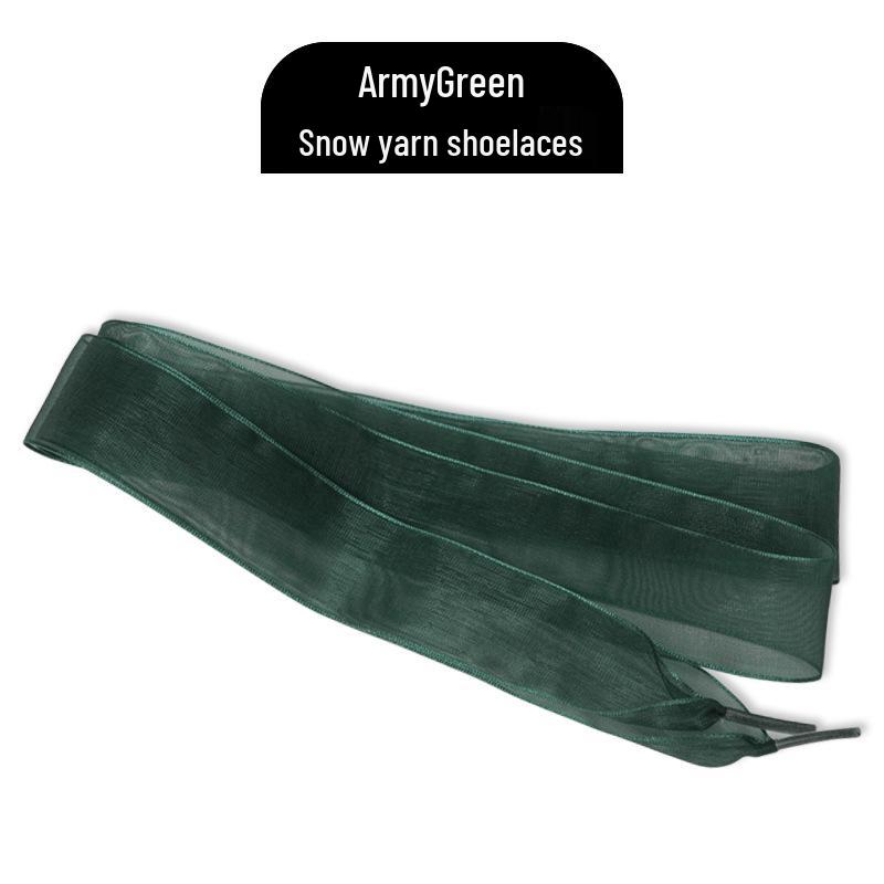 Chiffon-Schnürsenkel: 2,5 cm breit für Samba-, deutsches Trainings- und Rennschuhwerk (Paar)