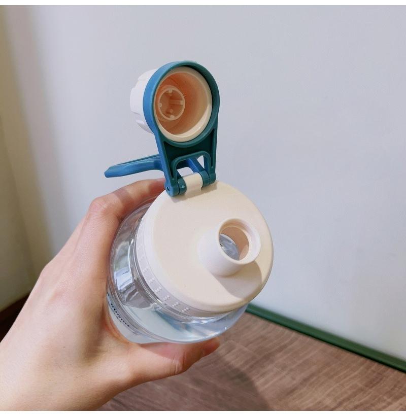 Men's /Women's Outdoor Sports Kettle Large Capacity Portable Plastic Water Cup Fitness Water Bottle Summer Student Space Cup