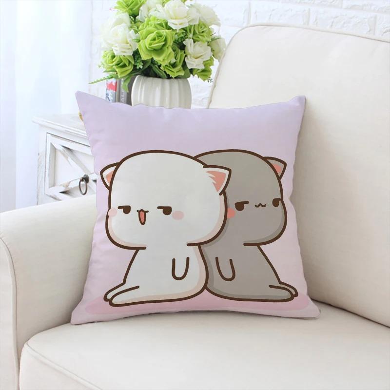 Drăguț ursuleț de desene animate față de pernă auto ornamente birou sufragerie canapea casă față de pernă