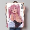 Kawaii Anime Girl Metal Poster Custom Wall Art Retro Vintage Tinplate Signs for Man Cave Desk Decor Decoration Bedroom House