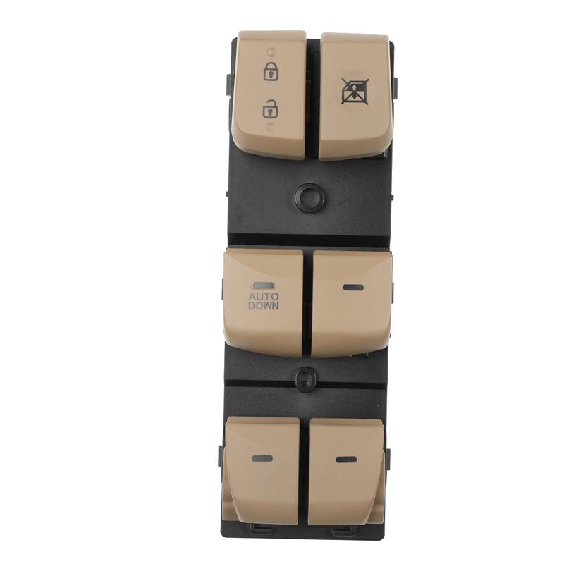 

Переключатель управления электрическим стеклоподъемником 93570-3X030 935703X030 93570-3X000 935703X000 Подходит для Hyundai Elantra 2011-2015 гг. бежевый