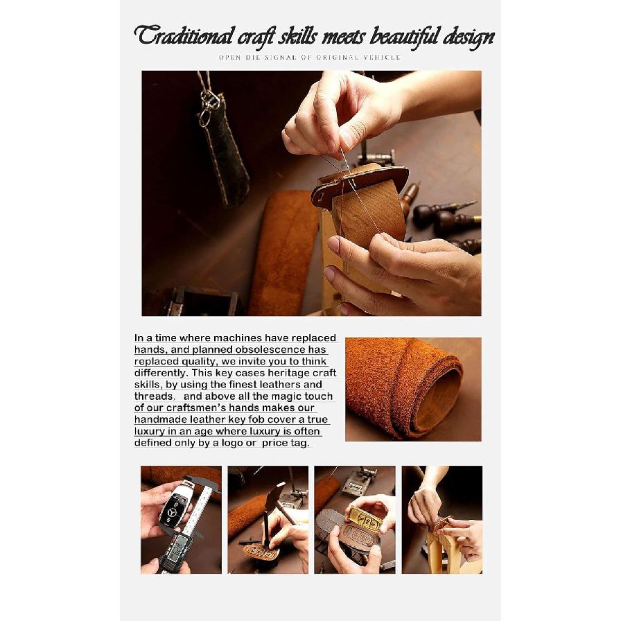 Soft Leather Durable Car Key Fob Case Compatible With Chery Jetour Traveller T1 Freedom