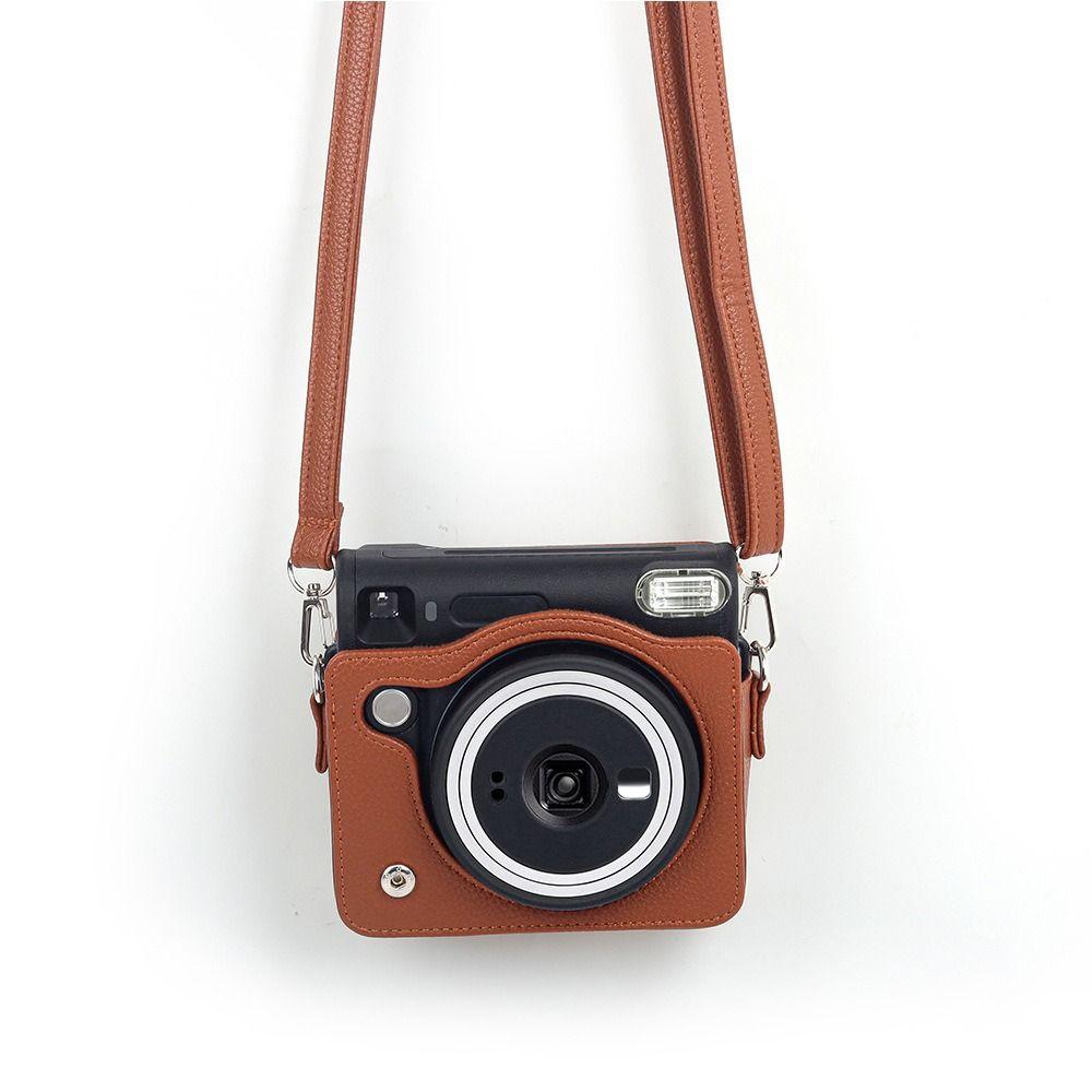 Adjustable Strap Instant Camera Case Photography Pouch for Fujifilm Instax Square SQ40 Travel