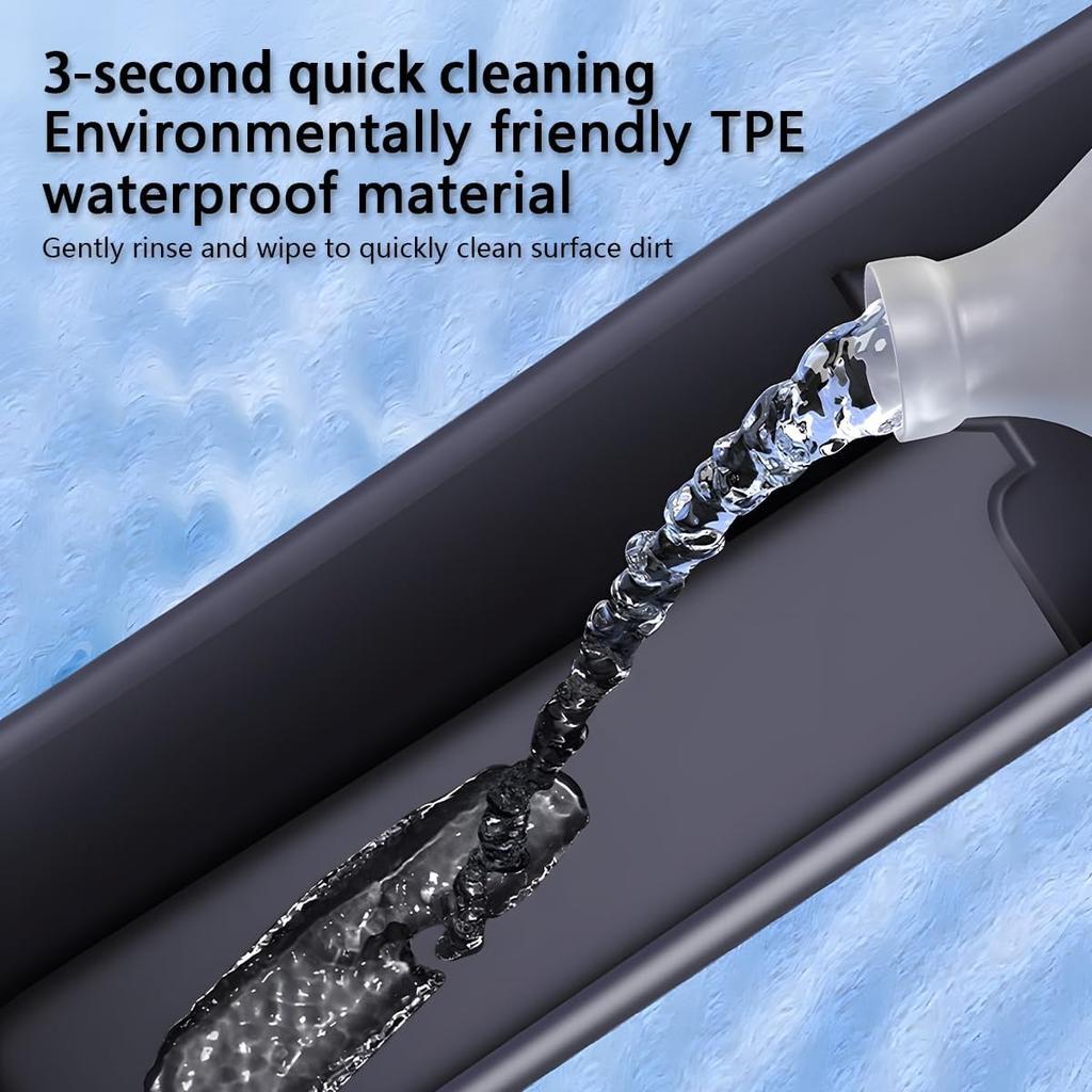 2PCS Car Seat Gap Filler, Multifunctional Automotive Seat Gap Organizer Black