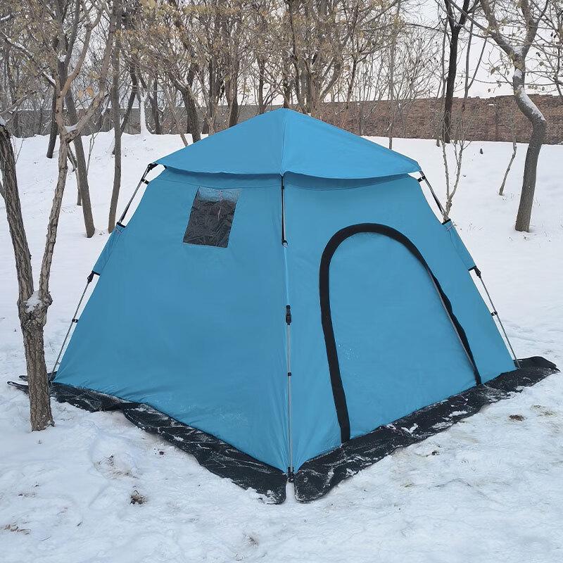 Автоматическая утепленная зимняя палатка для подледной рыбалки OEING