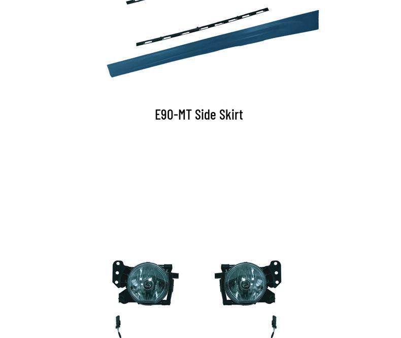 BMW 3 Series E90 2005-2012 MT Sport Front/Rear Bumpers, Grille, Side Skirts, Fog Lights