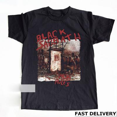 Black Sabbath Mob Rules Rocková kapela Heavy metalové unisex tričko
