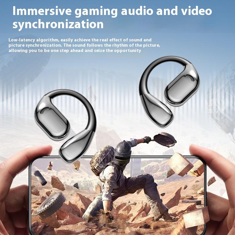 Wireless Bluetooth Headset Non-in-ear Hanging Ear Long Battery Life High Sound Quality Bone Conduction