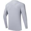 Anta Comfortable Casual Solid Color Long Sleeve T-Shirt Men Tops Pigeon-Gray 952525401-3