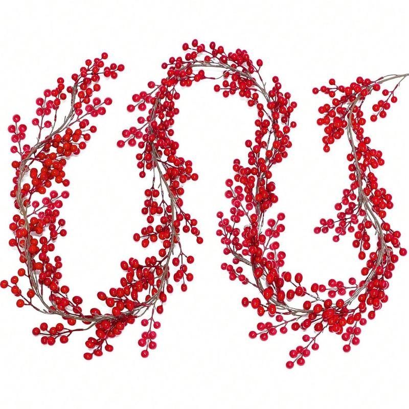 Artificial Christmas Fruit Berry Rattan Christmas Atmosphere Decoration Christmas Fruit Rattan