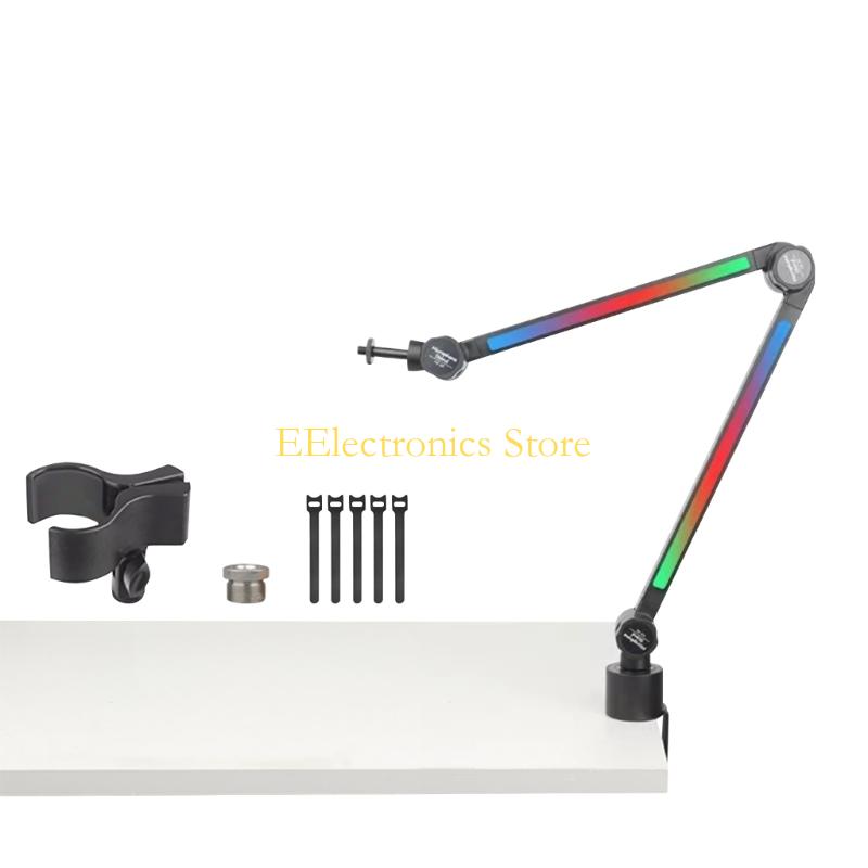 B03C Microphone Overhead Mount Holder Stand For Streaming Broadcasts Quick Setups