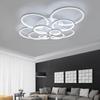 Irregular Shape LED Ceiling Light: Creative Round Fixture for Bedroom & Living Room