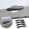 Carbon Fiber Smart Door Handle Cover Trim Accessories For Jeep Compass 2017-2025