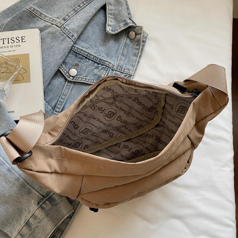Hochwertige Crossbody-Ministasche, lässige ultraleichte Satteltasche, Schulter-Knödeltasche, Brusttasche