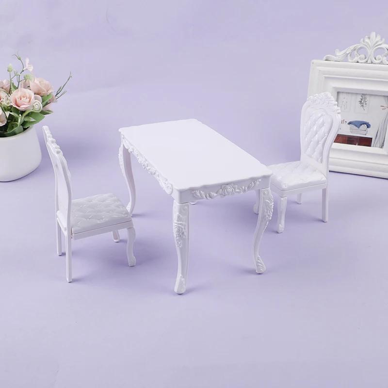 Doll House 1:6 Kitchen Furniture Dining Table Chair Computer Office Desk Chair