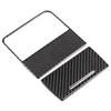 2pcs Rear Storage Panel Trim Cover Real Carbon Fiber Stylish Car Interior Decoration