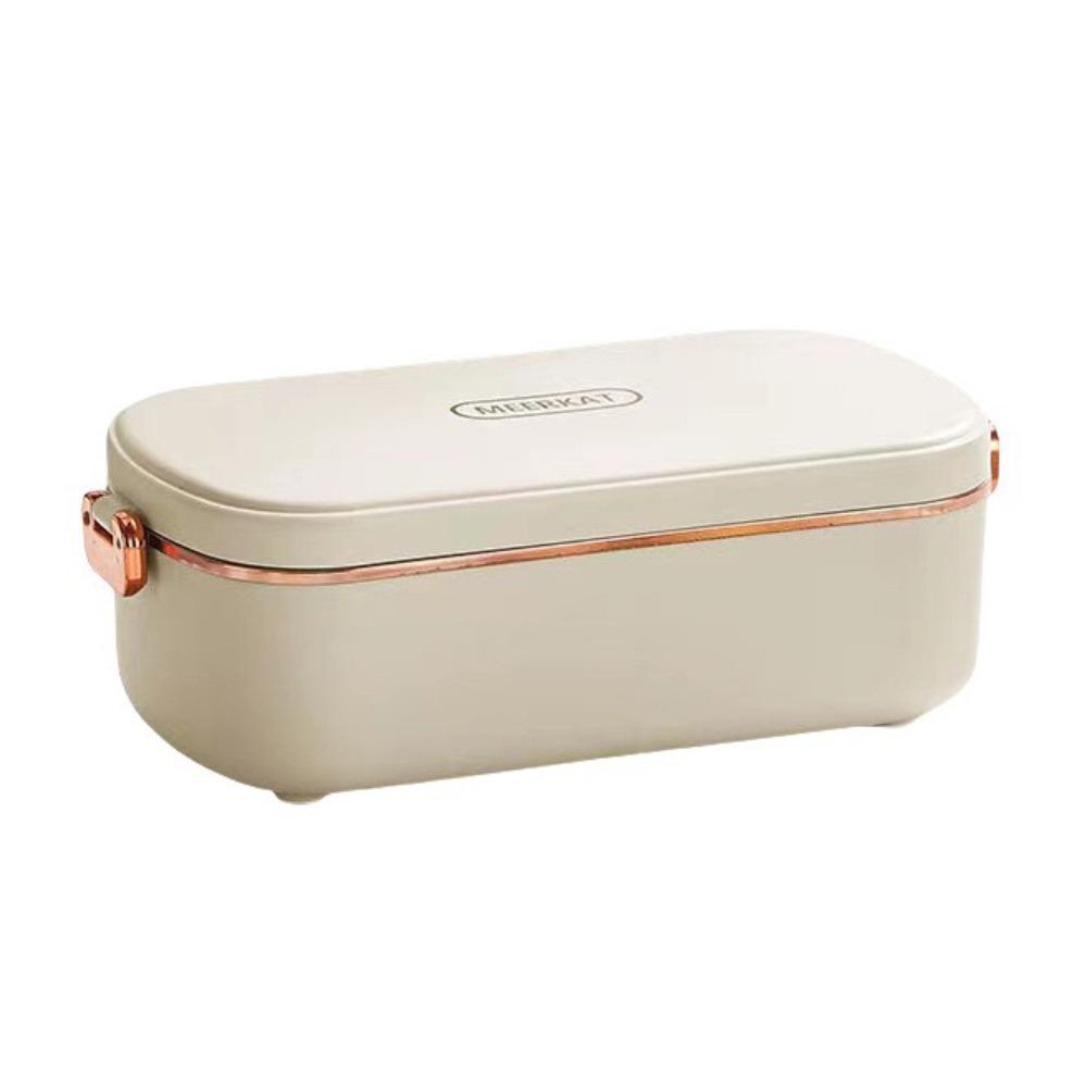 Silent Heating Heated Warmer Lunch Box No Need Water Constant Temperature Lunch Box  Office Worker