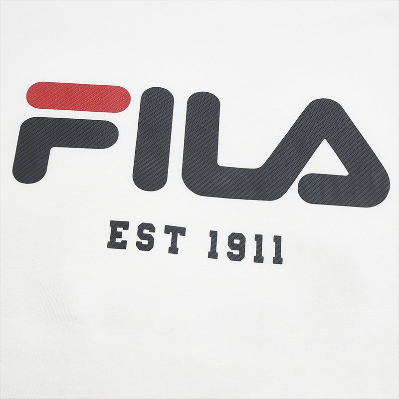 Fila Original Comfortable Crew Neck Short Sleeve T-Shirt Men Tops F51U629105F-WT