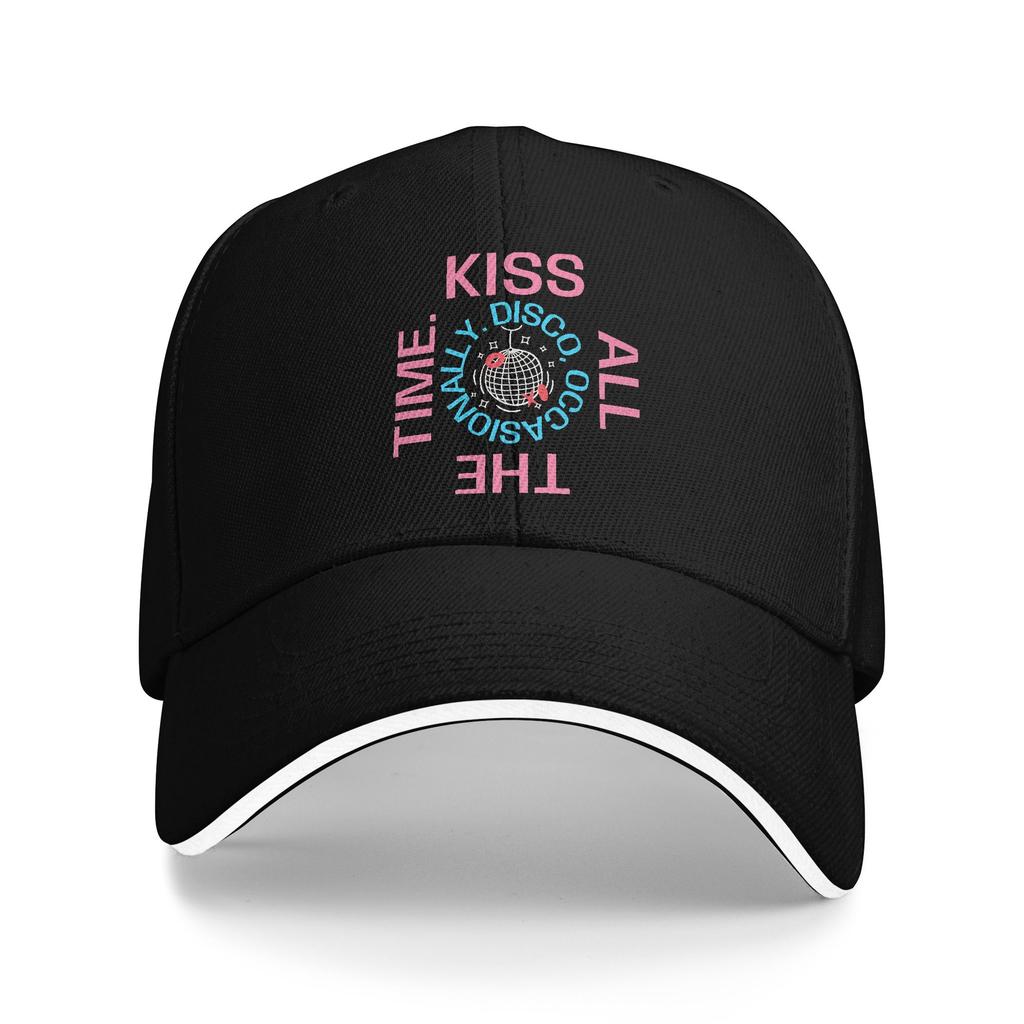 HHarrys Kiss All The Time SStyles Baseball Cap  Fashion UnisexTeens Trucker Hat SunProof Print Outdoor Sports Baseball Caps
