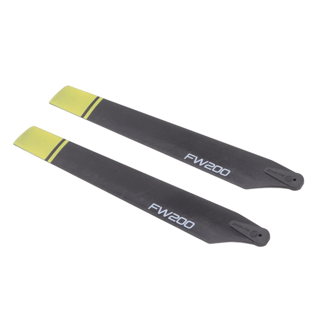 Akozon Remote Control Helicopter Propellers, High-Toughness Safe RC Helicopter Accessory Fly Wing for FW200 Applied Family (Yellow)