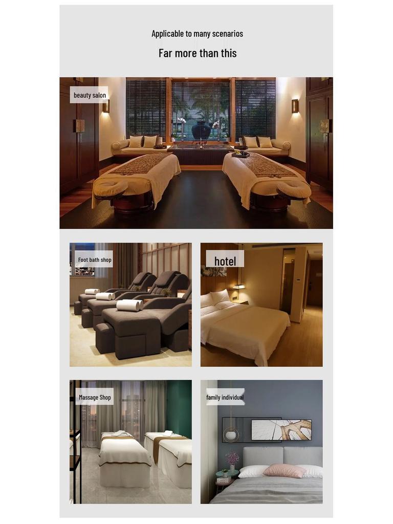 100 Disposable Waterproof and Oilproof Bed Sheets for Massage Parlors - Soft, Breathable Non-woven Fabric with Face Hole