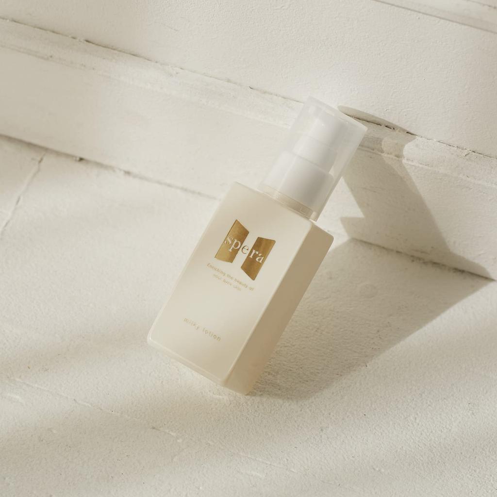 Lotion Lactée Spera 90 ml Émulsion Fonction Contient un total de 22 types d'ingrédients de beauté Texture/Barrière nanocéramide/niacinamide/squalane/autre