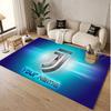 Tappeto Personalizzato Modello Juventus FC Stampa Nome Testo Morbido Antiscivolo Tappeto per Pavimento per Decorazione Interna Casa