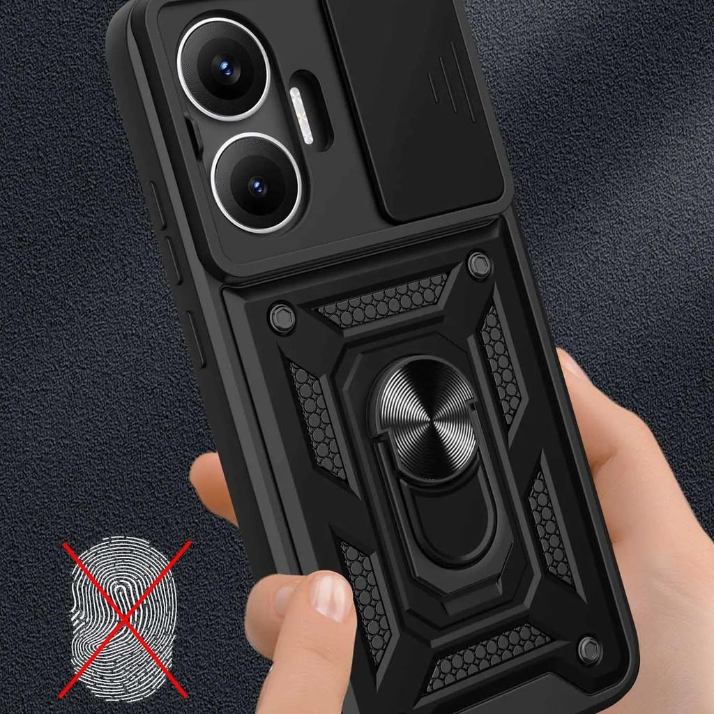 Armored Protective Shell With Magnetic Ring For Mi Poco F7 X7 Pro F7 Ultra  C75 C71 Phone Case With Camera Protection