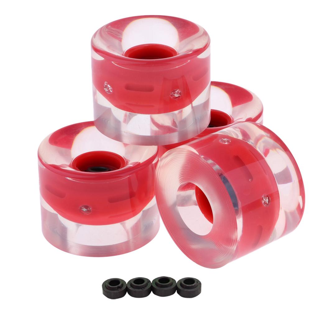 4 Stück Skateboardrollen, Sportrollen, Outdoor-Roller, Longboard, Street-Skate-Ersatzrollen