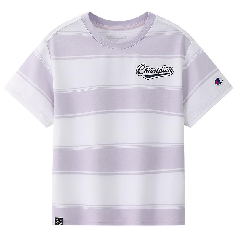 Champion Girls  Striped Short-Sleeve T-Shirt XXL