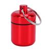 Mini Storage Box Aluminum Alloy Water Proof Small Container for Outdoor Camping Travel Hiking Red