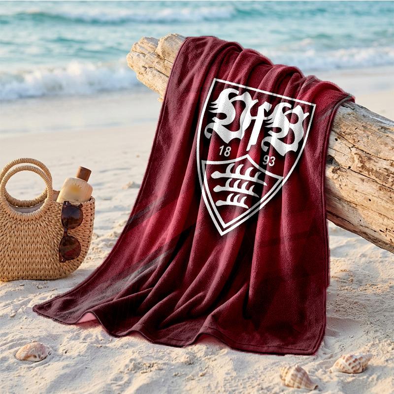VfB Stuttgart Themen Strandtuch Weich Schnell?Trockenes Handtuch für den Sommerstrandurlaub beim Schwimmen