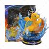 Anime Special Effects Figure Mega Charizard XY Greninja Gengar Mewtwo Three Form Evolution Led Light PVC Model Toys