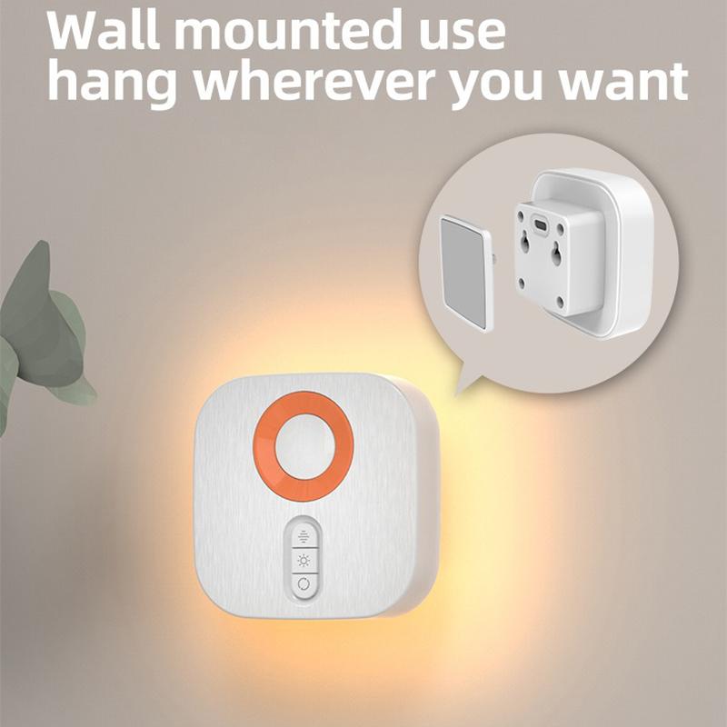 Kabellose Bewegungserkennung Nachtlampe Intelligenter Bewegungssensor Nachtlicht LED Dimmbar Ultra-Leise für Schlafzimmer Flur Badezimmer