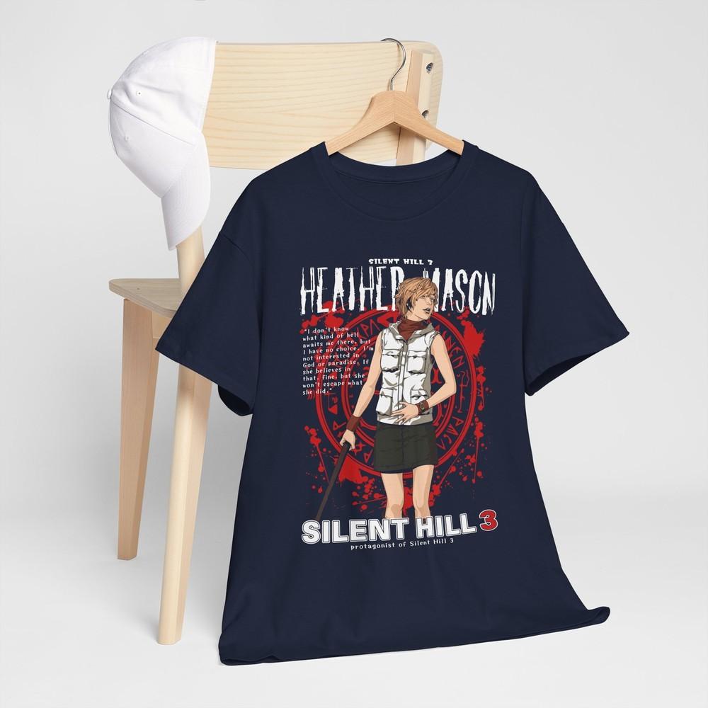 Silent Hill 2 Tshirt Pyramid Head Shirt Silent Hill Game Red Apparel Gift Shirt S