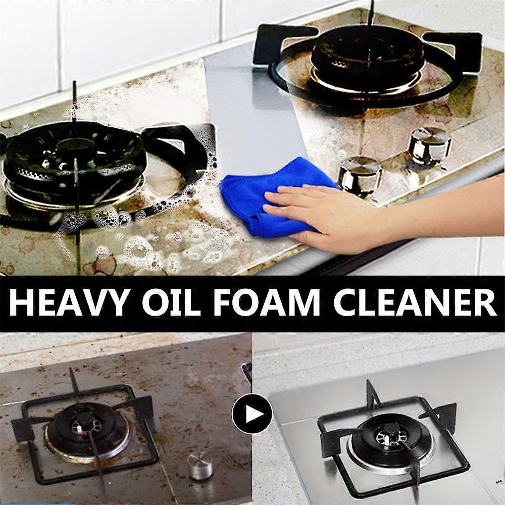 180ml Kitchen Effective Grease Cleaner Bubble Cleaner Foaming Heavy Oil Stain Cleaner