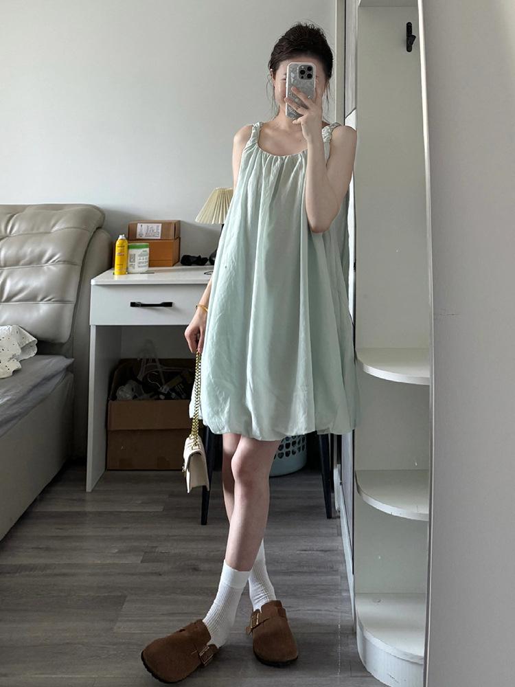 

Летний мини-сарафан в французском стиле 2024: Женский приморский отпускной приталенный сарафан на бретелях M