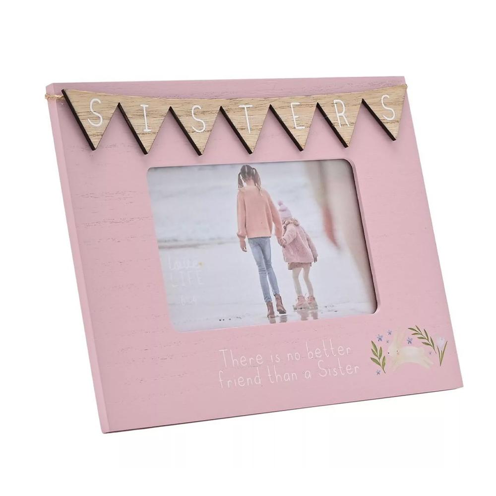 Celebrations Love Life Sisters Bunting Frame
