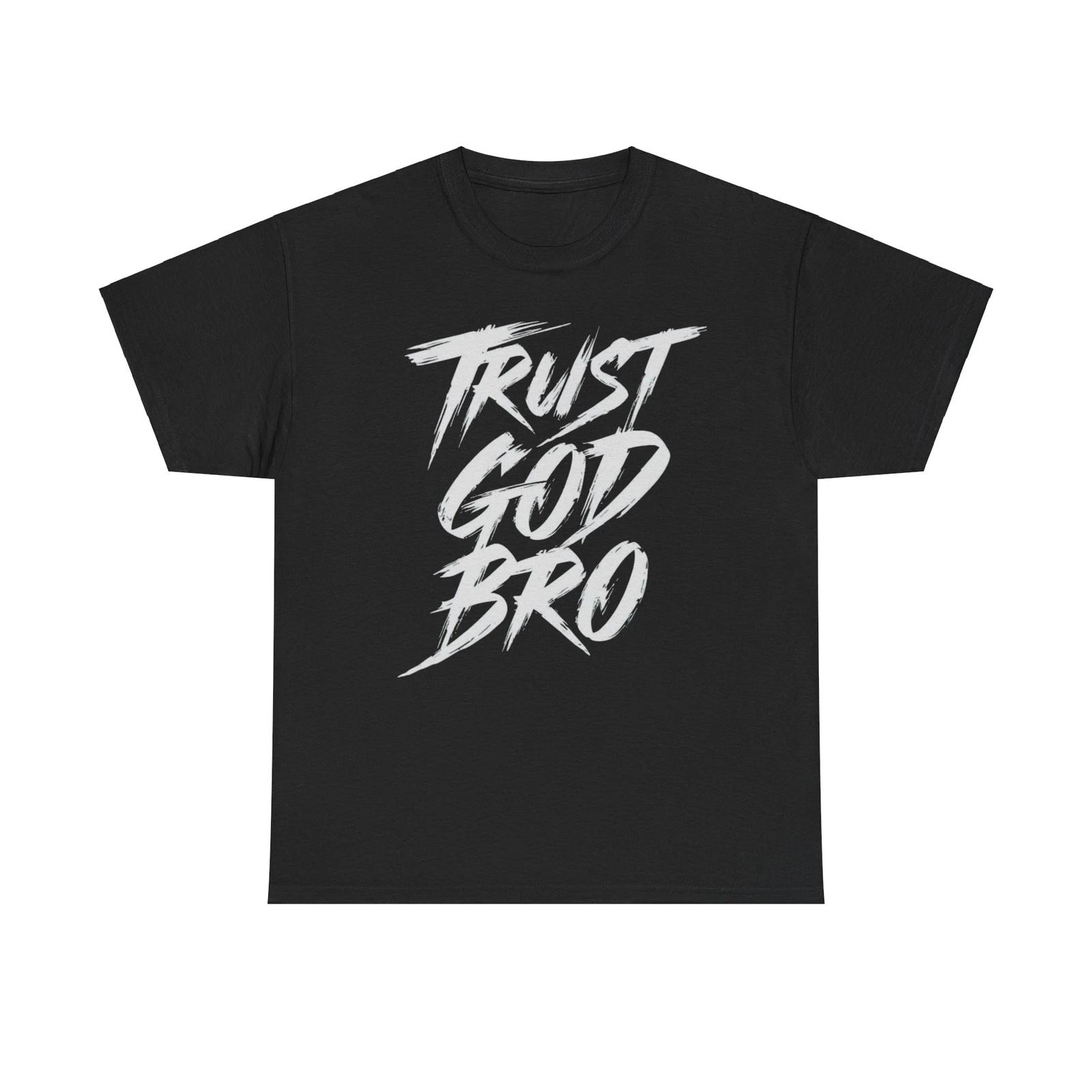 

Trust God Bro Unisex Heavy Cotton Tee, Christian Shirt, Faith Tee, Inspirational S