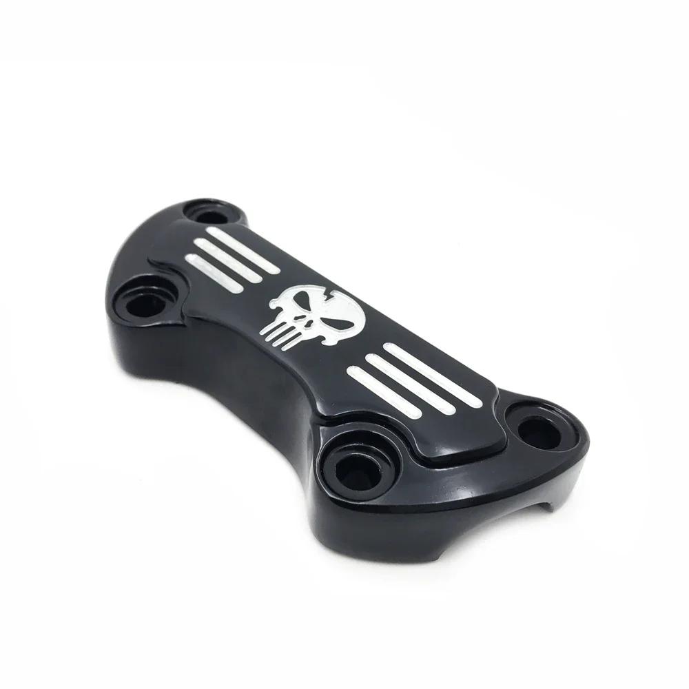 Motorcycle Pars Scalloped Handlebar Riser Clamp for Harley Davidson Sportster 1200 Low Rider FXRS