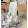 Star Print Large Capacity Backpack Grade 3-6 Student Schoolbag