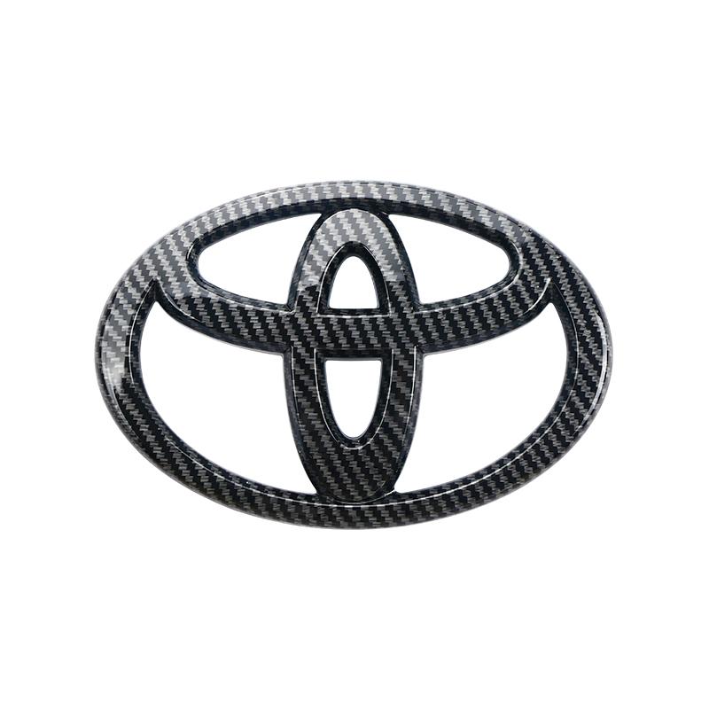 Logo Auto 3D per serie di auto Toyota Corolla Camry RAV4 Griglia Anteriore Cofano Emblema Posteriore Paraurti Posteriore Portellone Bagagliaio Marchio Emblema