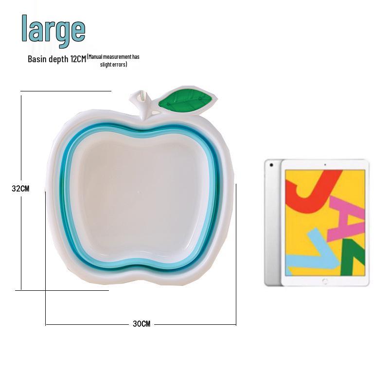 Portable Folding Wash Basin for Laundry and Face - Compact Water Basin for Students, Dorms, Hospitals, and Travel