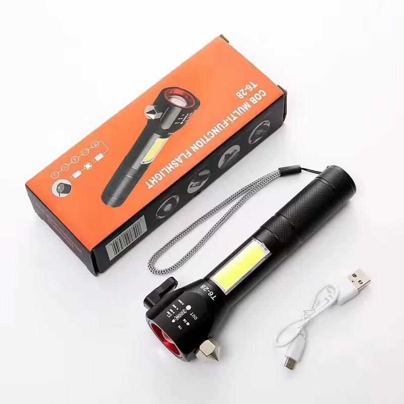 Multifunctional Emergency Safety Hammer Flashlight