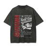 Poster T-shirt Ryomen Sukuna Jujutsu Kaisen Maglietta Lavata Vintage Oversize Retro Anime Harajuku Streetwear Manga Urbano Top da Uomo